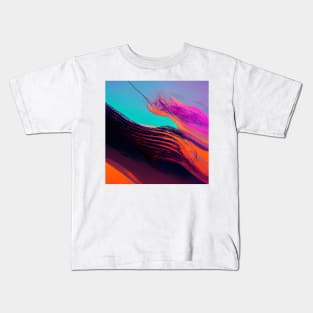 Vibrant Lines #3 Kids T-Shirt